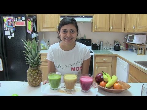 Summer Diet - Homemade Fresh Fruits & Vegetables Juices Recipe Video by Bhavna