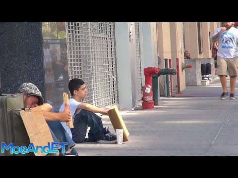 The Homeless Man VS Homeless Child! (Social Experiment)