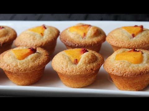 Peach Financier Recipe - How to Make Peach Almond Cakes