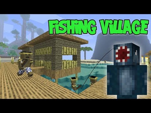 Minecraft - Attack Of The B Team - Fishing Village!! [63]