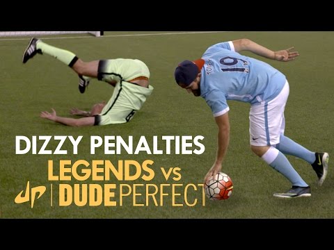 DIZZY PENALTIES | Manchester City Legends v The Dudes