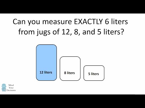 The 3 Jug Riddle