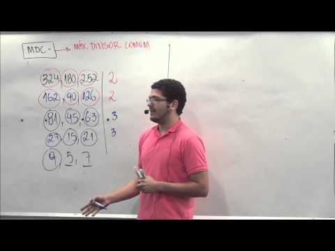 MMC, MDC, MÚLTIPLOS E DIVISORES | Matemática para concursos