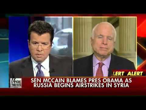 Sen. John McCain Calls Russian Airstrikes 'Disgraceful'