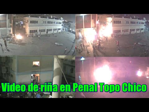 Difunden video del enfrentamiento al interior del Penal Topo Chico