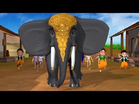 Enugamma Enugu - Elephant 3D Animation Telugu rhymes with Lyrics for children