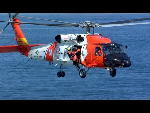 Dramatic Helicopter Rescue of Sailboat in Atlantic Ocean (2014)