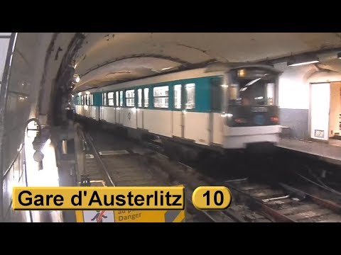 Métro de Paris: Gare d'Austerlitz M10 (RATP MF67)