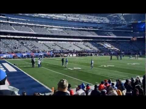 Giants vs. Philadelphia Eagles at MetLife Stadium, 12/30/12