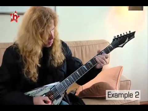 Dave Mustaine - Guitar Lesson, Holy Wars, 2009