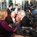 Eric and his family reunited outside jail