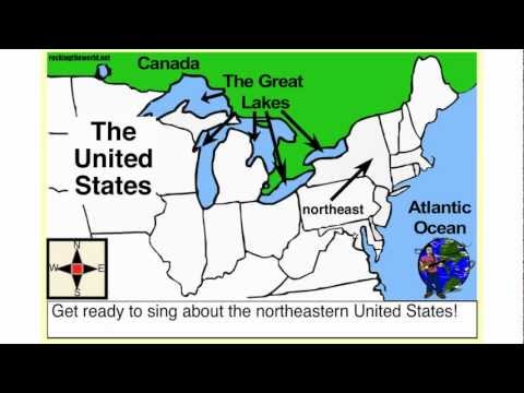 Northeastern U.S.A. Geography Song