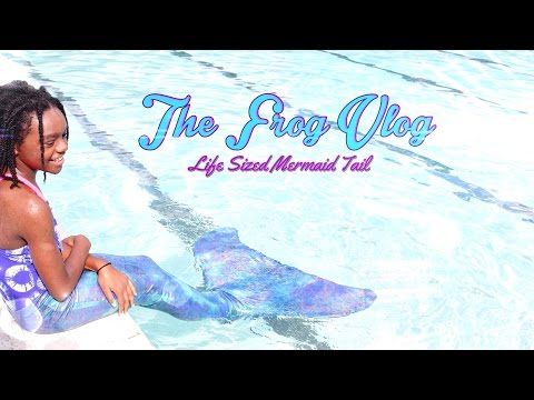 The Frog Vlog: We make a Life Sized Mermaid Tail