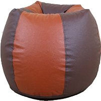 Orka XL Bean Bag Cover - Brown and Tan (With out beans )