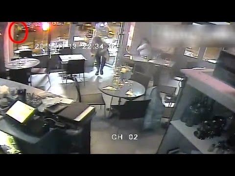 Terrifying ISIS Paris Attack CCTV Video