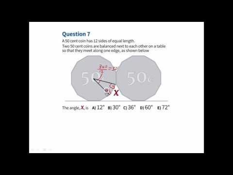 VCE maths - 50 cent question