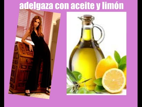 Cómo ADELGAZAR RAPIDO con ACEITE DE OLIVA Y LIMON / Olive Oil and Lemon Water to Lose Weight