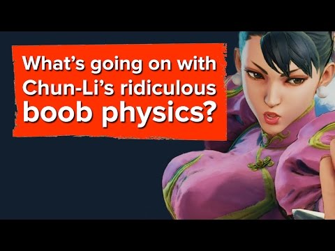 What's going on with Chun-Li's ridiculous boob physics?