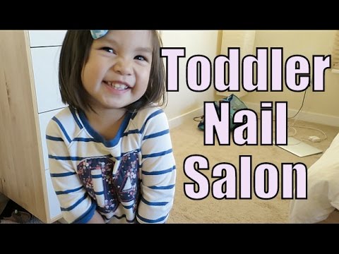 The Toddler Nail Salon! - November 25, 2015 -  ItsJudysLife Vlogs