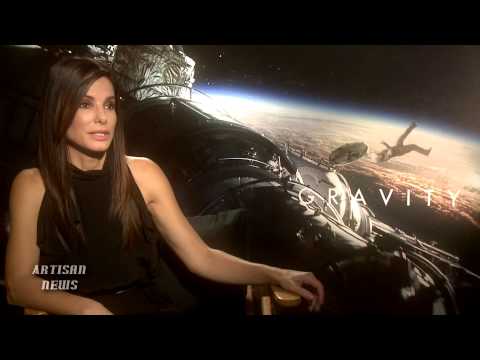 SANDRA BULLOCK TALKS CHALLENGING ROLE IN NUMBER ONE FILM, GRAVITY