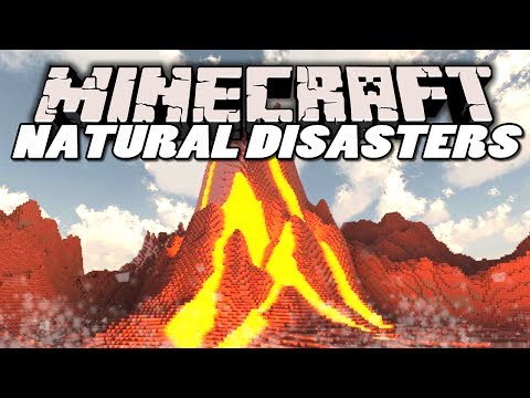 Minecraft Mods | NATURAL DISASTERS MOD! (Earthquakes, Meteors & Volcanoes) | Mod Showcase