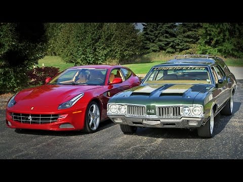 1970 Oldsmobile Cruiser vs 2012 Ferrari FF - Generation Gap: Family Cruisers