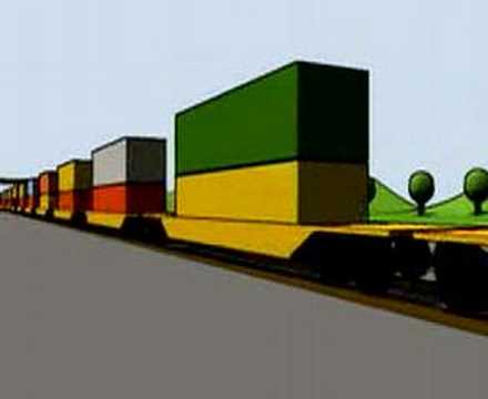 Intermodal Freight - Blender animation