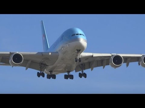 (HD)  50+ Landings (Many Heavy Jets) Los Angeles International Airport Plane Spotting