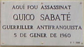 plaque en l'honneur de Sabat