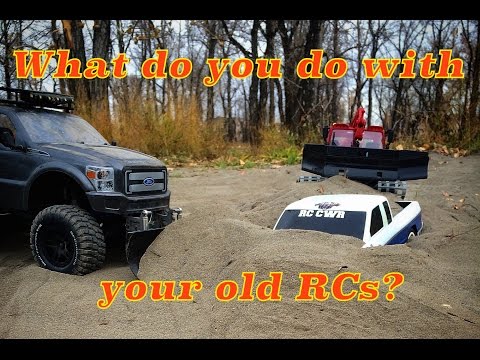 RC CWR What do you do with your old RCs? Axial honcho 6X6 and Pisten Bully 600