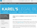 Small Screenshot picture of Karel's Legal Blog