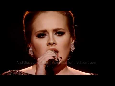 Adele - Someone like you (OFFICIAL VIDEO LYRICS) HD Live from Brit Awards 2011