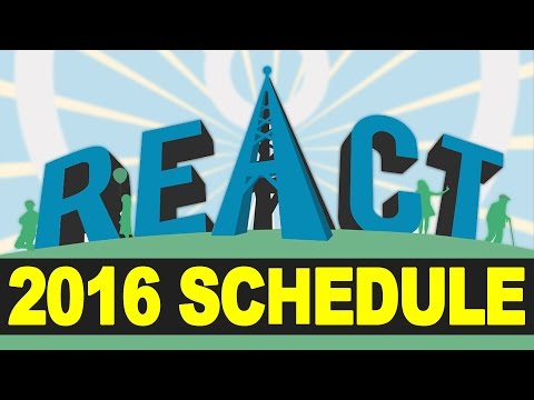 NEW REACT CHANNEL SCHEDULE