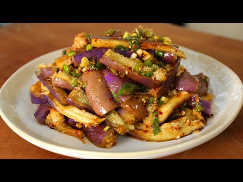 Eggplant and soy sauce side dish (가지나물)