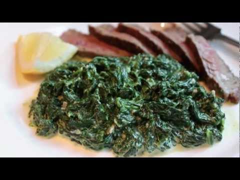 Fast & Easy Creamed Spinach - Creamy Spinach Side Dish