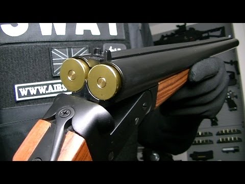 HAW SAN HS MAD MAX DOUBLE BARREL SHOTGUN LONG / AIRSOFT / Hwasan