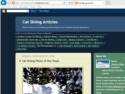 Small Screenshot picture of Cat Skiing Articles - learn what snowcat skiing is.