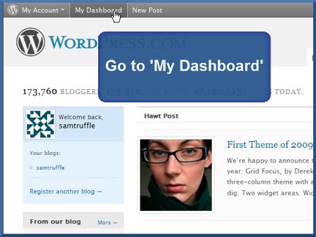 wordpress.com - My Dashboard