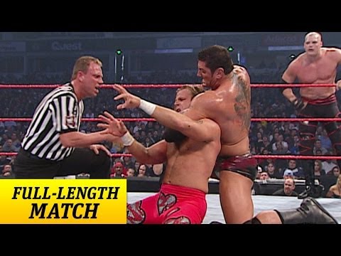 FULL-LENGTH MATCH - Raw - Goldberg, Shawn Michaels & RVD vs. Batista, Randy Orton & Kane