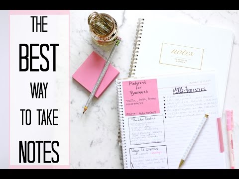 How to: Take the BEST creative NOTES | Make studying EASIER + QUICK!