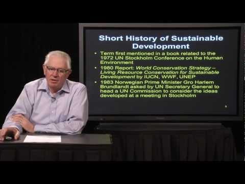 Lecture 1 - Sustainable Development Concepts