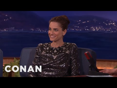 Amanda Peet Can't Stop Swearing Around Her Kids  - CONAN on TBS