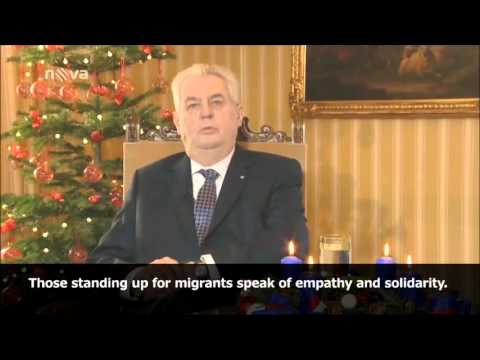 Refugee Crisis an "Organised Invasion": President of the Czech Republic during his Christmas Speech