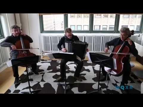 Thomas and Patrick Demenga and Luka Juhart Play Bach in the WQXR Café