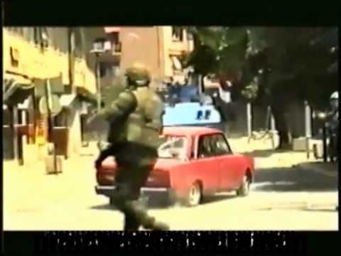 SERB MILITARY WITHDRAWS FROM KOSOVO PRIZREN 1999