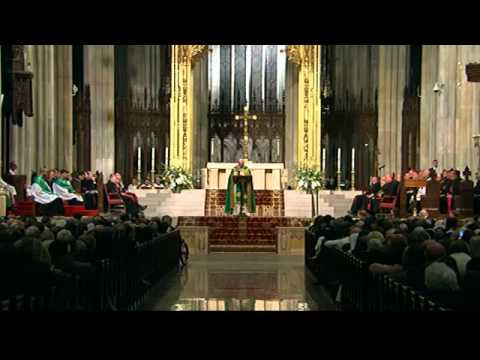 Pope Francis at New York City's St. Patrick Cathedral