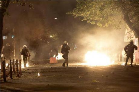 Clashes in Athens