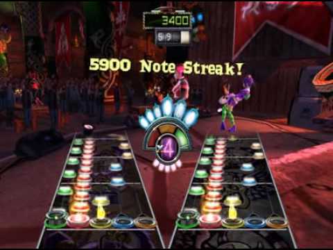 Guitar Hero 3 Dragon Force Co-op Expert 100% - Bots playing, 0pts.