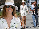 *EXCLUSIVE* West Hollywood, CA - Stacy Keibler and husband Jared Pobre took her cute baby girl Ava Grace out while enjoying a family trip to high-end baby boutique Bel Bambini. Keibler enjoyed the sunny Spring weather wearing a floral print romper which she accessorized with a Fedora hat and strap leather sandals matching her oversized suede tote.\nAKM-GSI         March 25, 2016\nTo License These Photos, Please Contact :\nSteve Ginsburg\n(310) 505-8447\n(323) 423-9397\nsteve@akmgsi.com\nsales@akmgsi.com\nor\nMaria Buda\n(917) 242-1505\nmbuda@akmgsi.com\nginsburgspalyinc@gmail.com