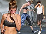 Picture Shows: Hailey Baldwin  March 26, 2016\n \n Models Kendall Jenner and Hailey Baldwin run errands around Los Angeles, California. The group appeared to be quite camera shy after parking in a handicap spot.\n \n Non-Exclusive\n UK RIGHTS ONLY\n \n Pictures by : FameFlynet UK © 2016\n Tel : +44 (0)20 3551 5049\n Email : info@fameflynet.uk.com